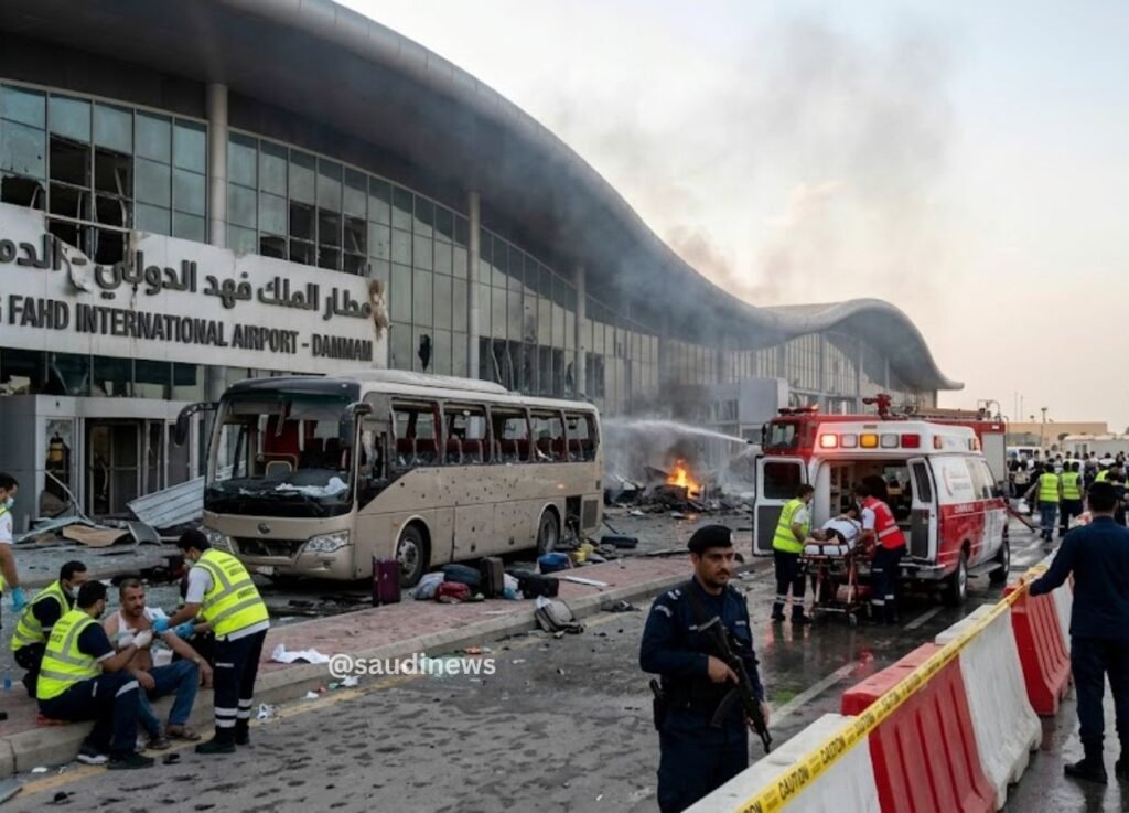 One Killed and Eight Injured in Attack Targeting King Fahd International Airport in Dammam