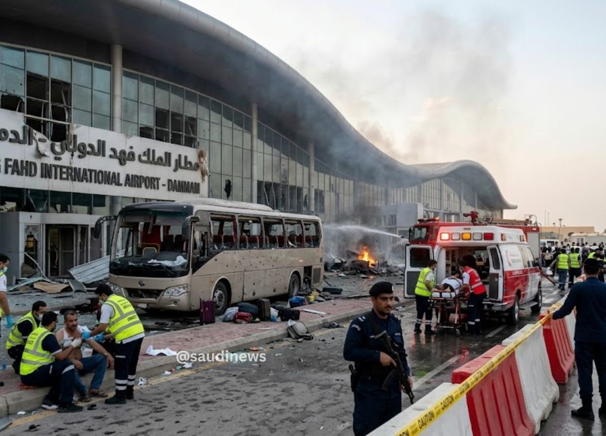 One Killed and Eight Injured in Attack Targeting King Fahd International Airport in Dammam