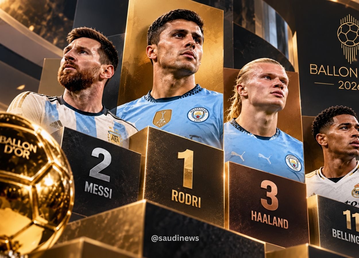 2026 Ballon d’Or Rankings: Rodri, Messi, and Haaland Secure Top-10 Spots as Jude Bellingham Takes 11th