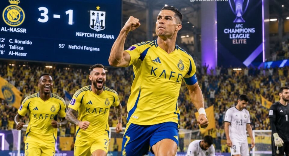 Al-Nassr Bounce Back in AFC Champions League Elite with 3-1 Victory Over Neftchi Fergana